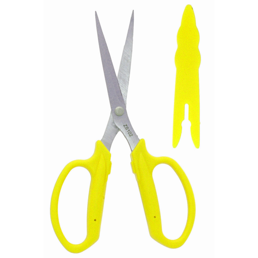 Zenport Floral Scissors with Chrome-plated 3 Inch Blade and Safety Cap