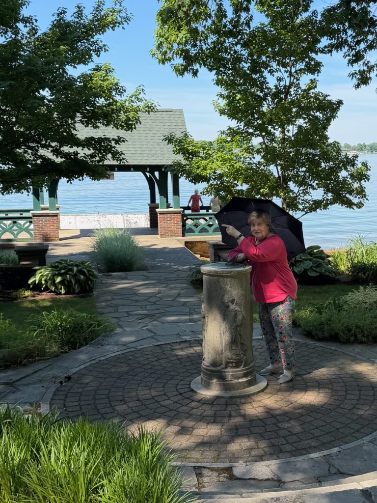 Landscapers actively exploring and evaluating gardens photo credit: Kathy Kienle